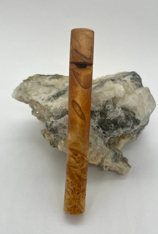 Hundepfeife aus Esche-Ahorn Maserholz