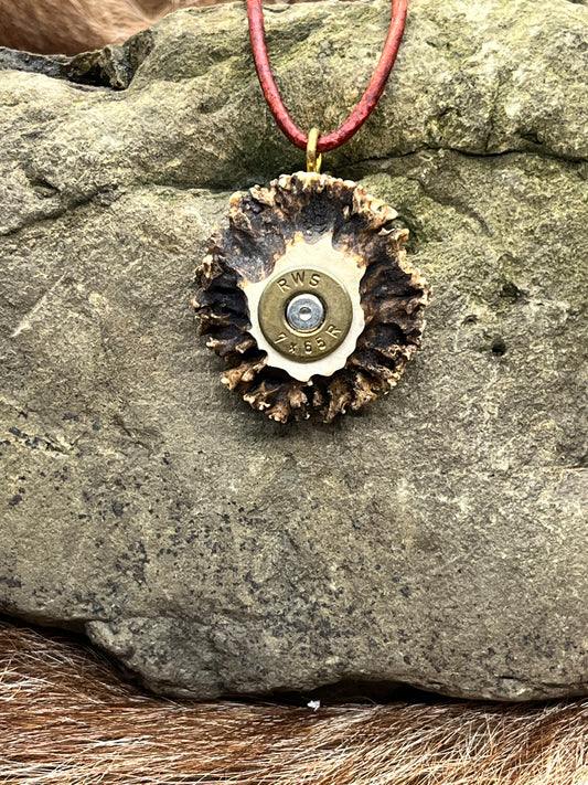 Anhänger aus Rehbockrose mit Hülseboden
